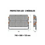 Proyector LED Flycloud 1000 W - Image 2