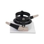 Marco Empotrable Antideslumbrante Cuadrado 93 × 93 mm de 56 mm Blanco con interior negro - Image 3
