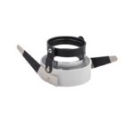 Marco Empotrable Antideslumbrante Cuadrado 93 × 93 mm de 56 mm Blanco con interior plateado - Image 3