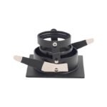 Marco Empotrable Antideslumbrante Cuadrado 93 × 93 mm de 56 mm Negro con interior negro - Image 2